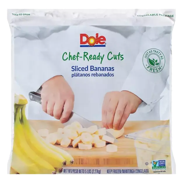 Chef-Ready Cuts Sliced Bananas