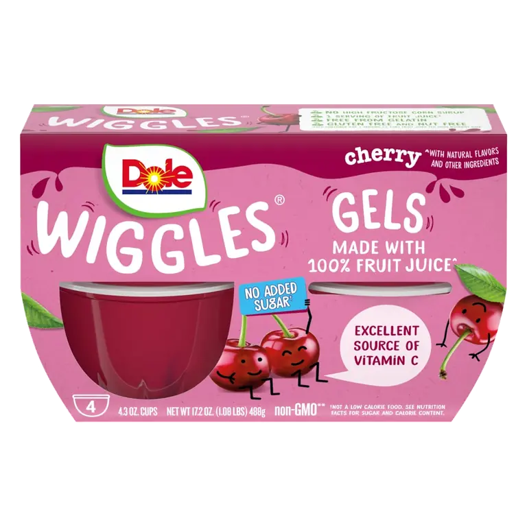 Cherry Fruit Juice Gels