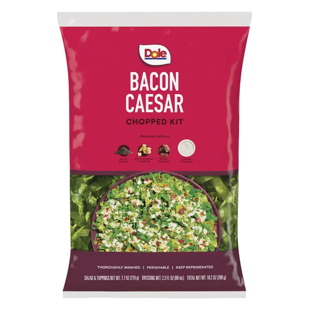 Chopped Bacon Caesar Salad Kit
