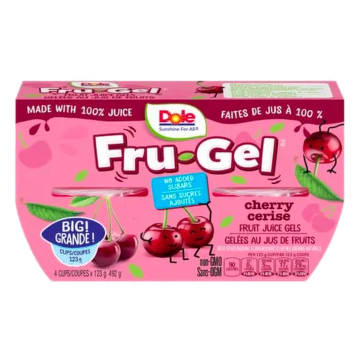 Fru-Gel Fruit Juice Gel Cherry 492 g