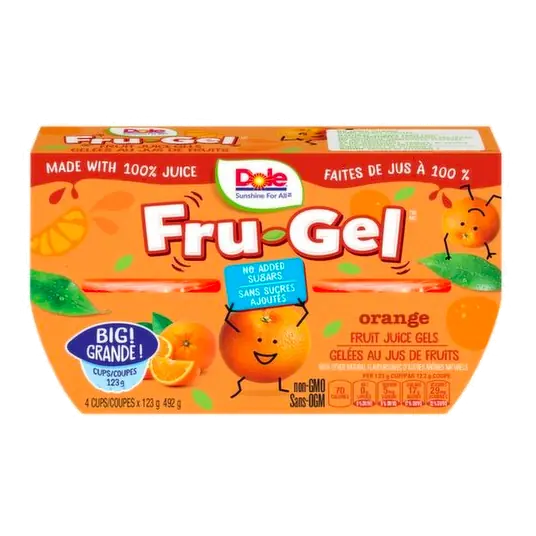 Fruit Juice Gel Orange 492 g