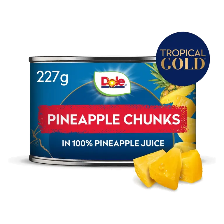 Gold Pineapple Chunks In Juice 227g