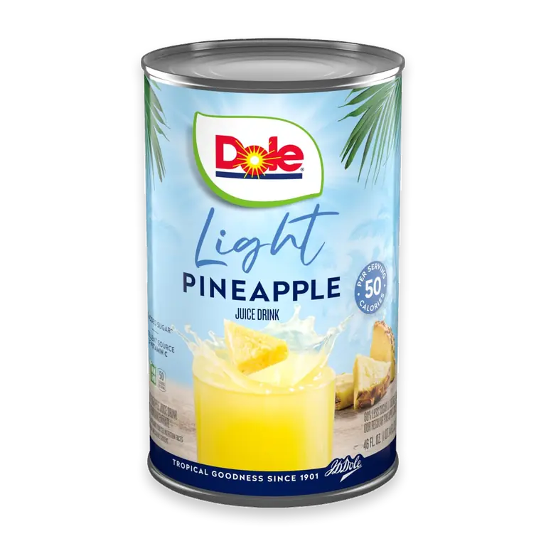 Light Pineapple Juice Drink Can