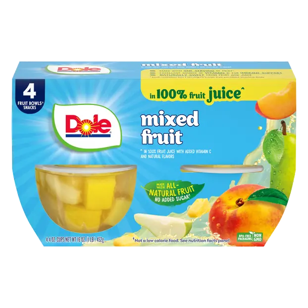 Mixed Fruit Cups in Juice - 4 ct