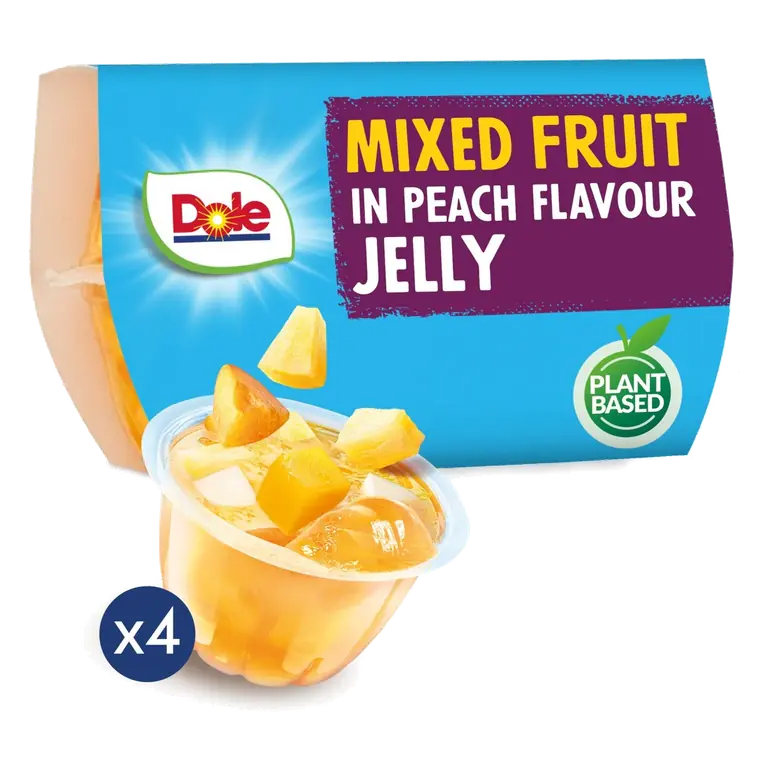 Mixed Fruit In Peach Jelly Fruits Snacks