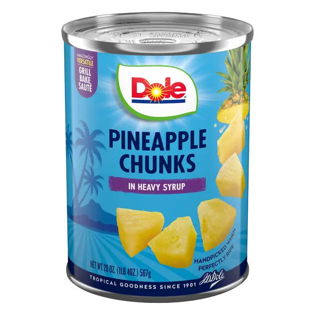 Pineapple Chunks in Heavy Syrup