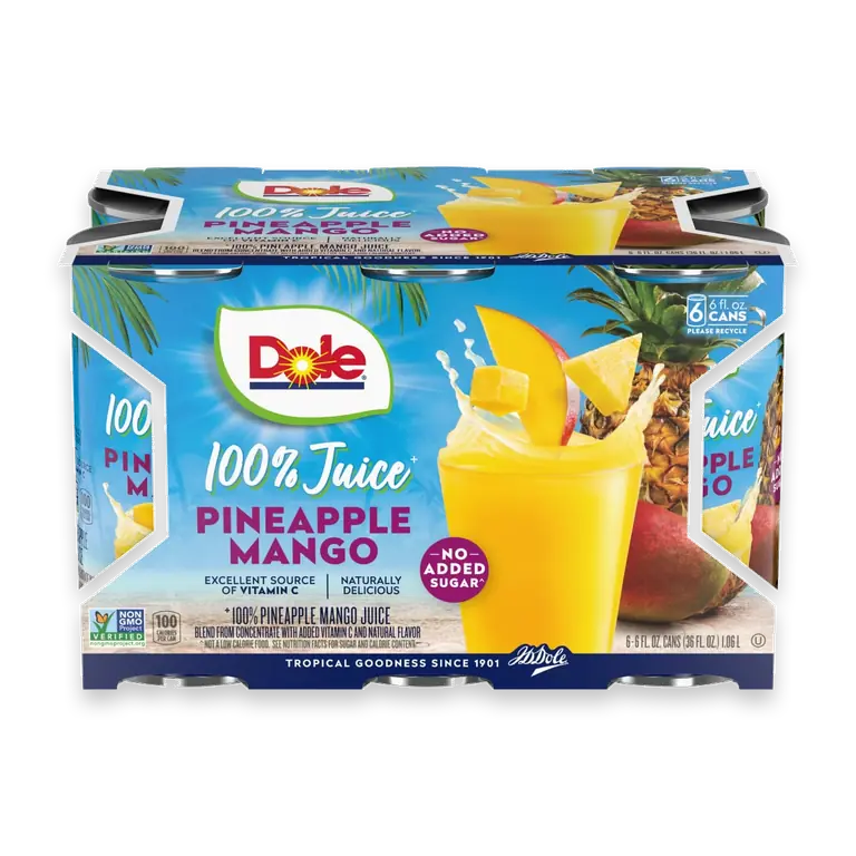 Pineapple Mango Juice with Vitamin C Cans
