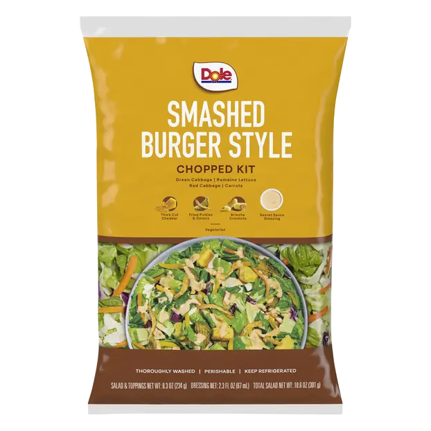 Smashed Burger Style Chopped Salad Kit