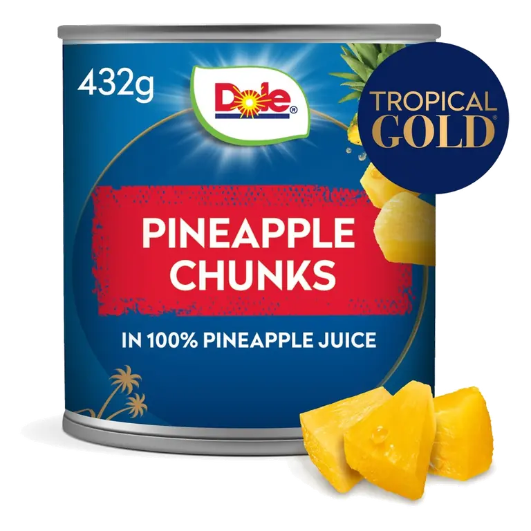 Tropical Gold Pineapple Chunks in Juice (432g)