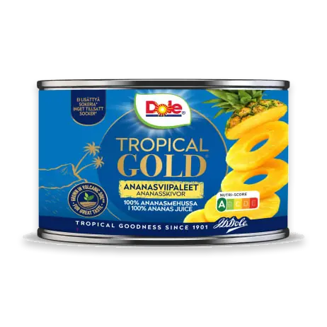 Tropical Gold Pineapple Slices In Juice
