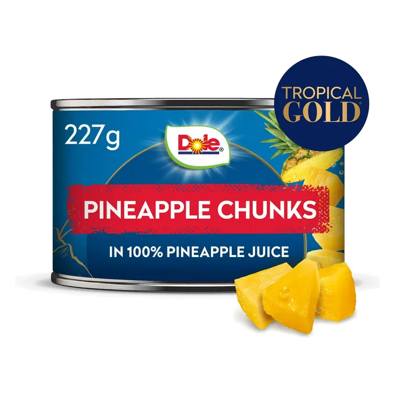 Tropical Gold Premium Pineapple Chunks In Juice 227g