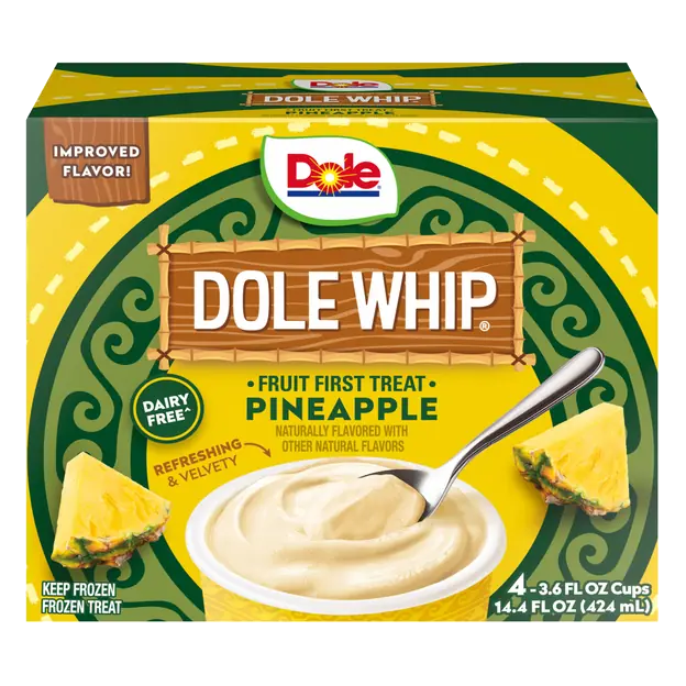 Whip Pineapple Frozen Treat Cups - 4 ct