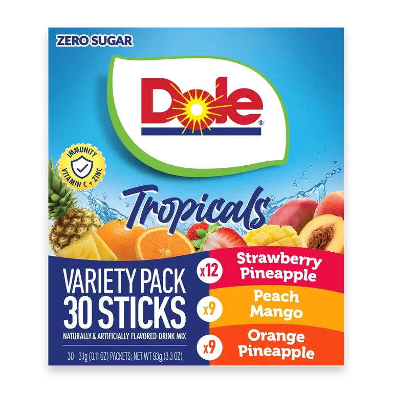 Zero Sugar Water Enhancer Variety Pack - Tropical Splash Peach Mango & Strawberry Pineapple