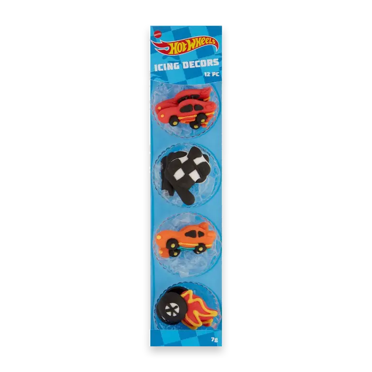 Hot Wheels 2D Icing Decorations