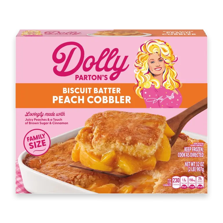 Biscuit Batter Family Sized Frozen Peach Cobbler