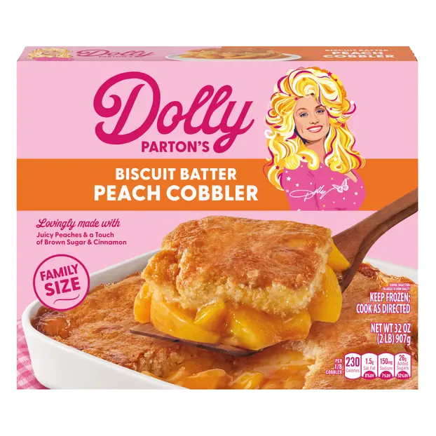 Biscuit Batter Peach Cobbler Family Size Frozen