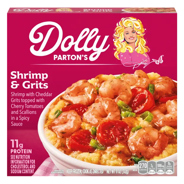 Shrimp & Grits with Spicy Sauce 11g Protein Frozen Meal