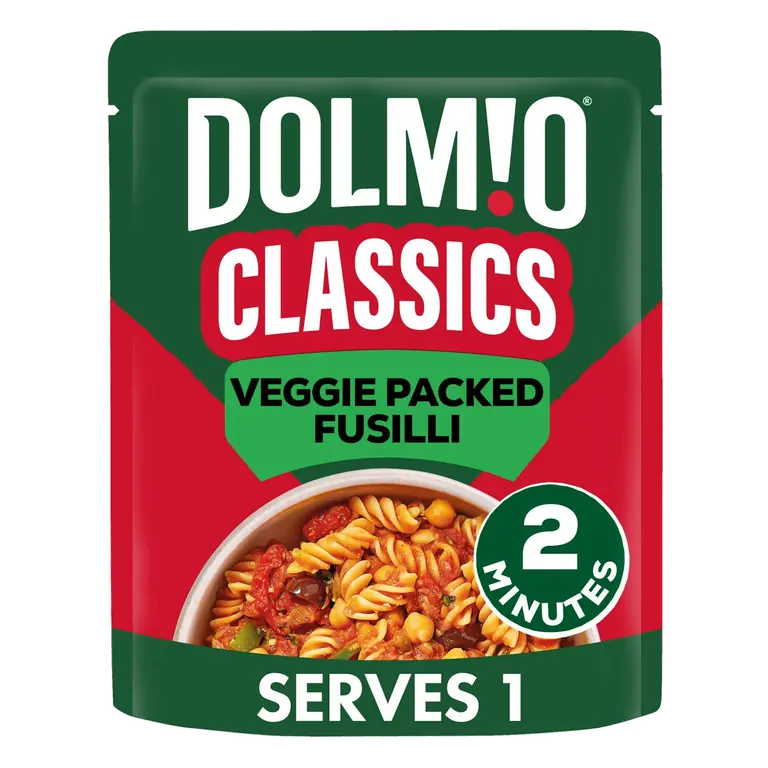 250g Classics Veggie Packed Fusilli Pasta Ready Meal