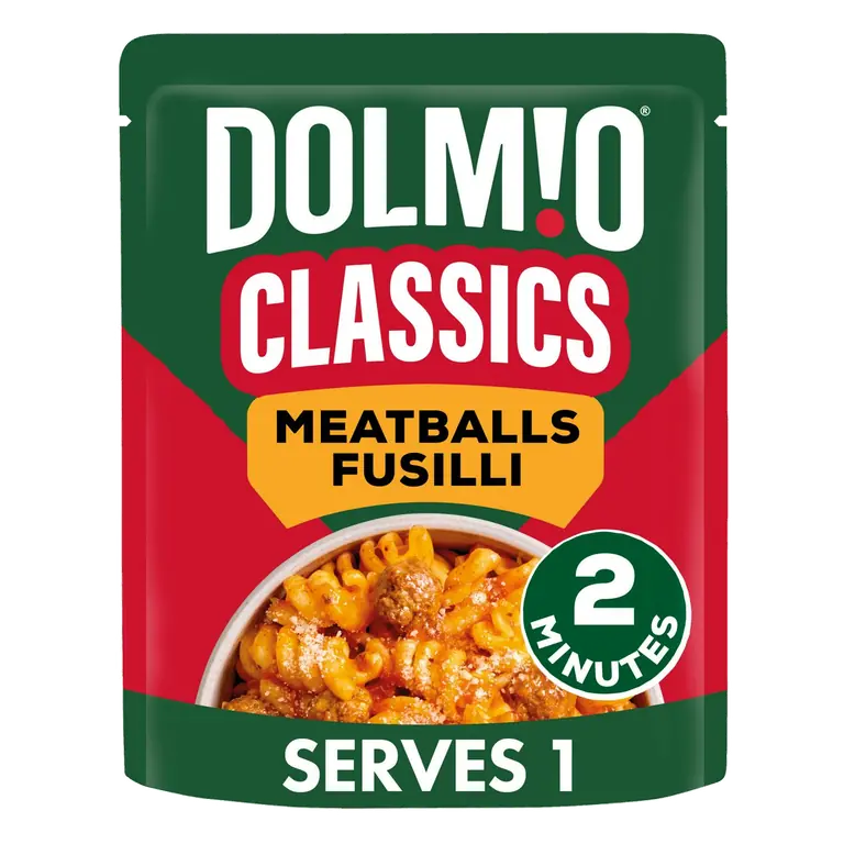 Classics Meatballs Fusilli Pasta Ready Meal 250g