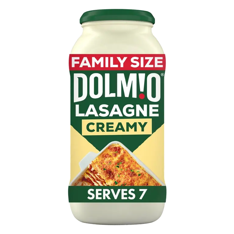 Family Size Lasagne Creamy White Pasta Sauce 655g
