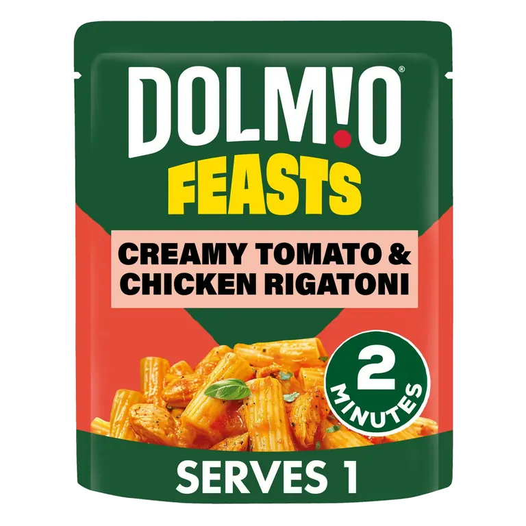 Feasts 250g Creamy Tomato & Chicken Rigatoni Pasta Ready Meal