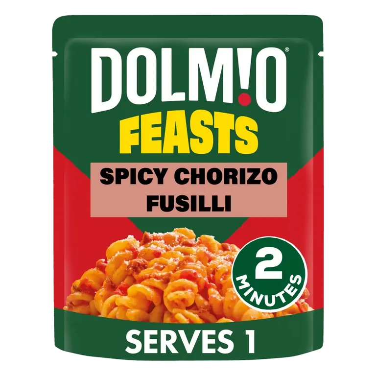 Feasts Spicy Chorizo Fusilli Pasta 250g