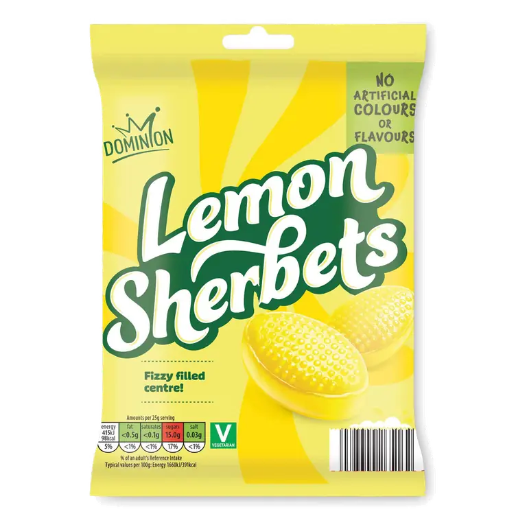 Lemon Sherberts Boiled Sweets