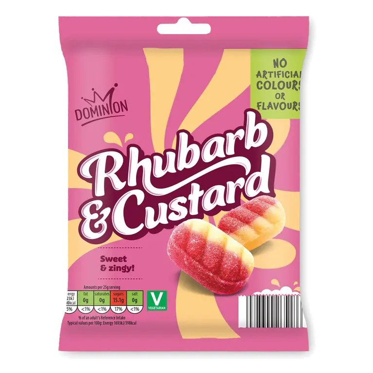 Rhubarb & Custard Boiled Sweets