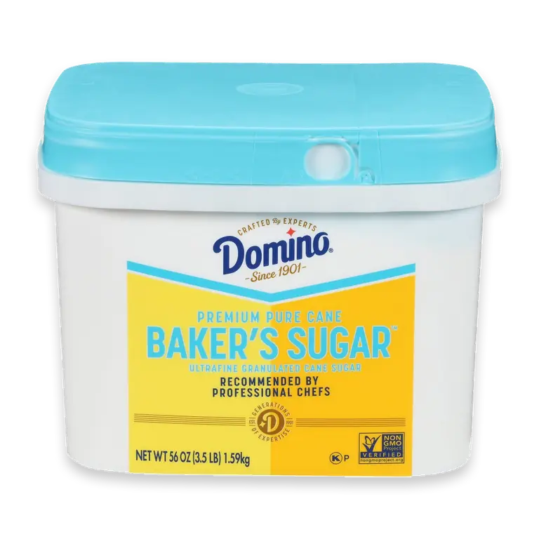 Pure Cane Ultrafine Granulated Baker's Sugar, 3.5 lb Tub