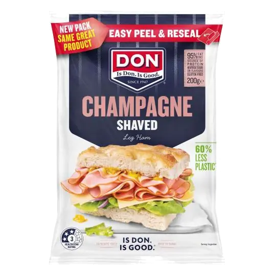 Champagne Shaved Leg Ham