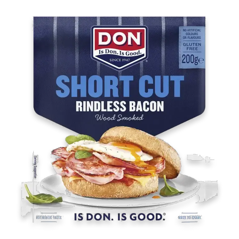 Short Cut Rindless Bacon