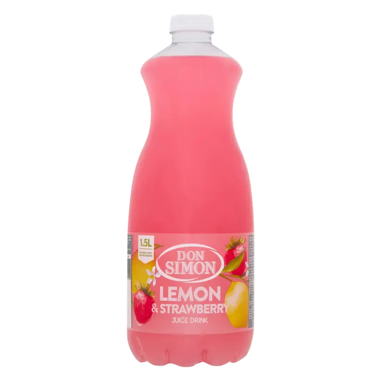 Don Simon Lemon & Strawberry Juice Drink 1.5L