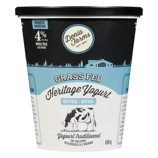 Grass Fed 4% Yogurt Plain 650 g