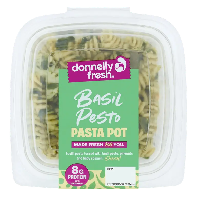 Donnelly Fresh Basil Pesto Pasta Pot 250g