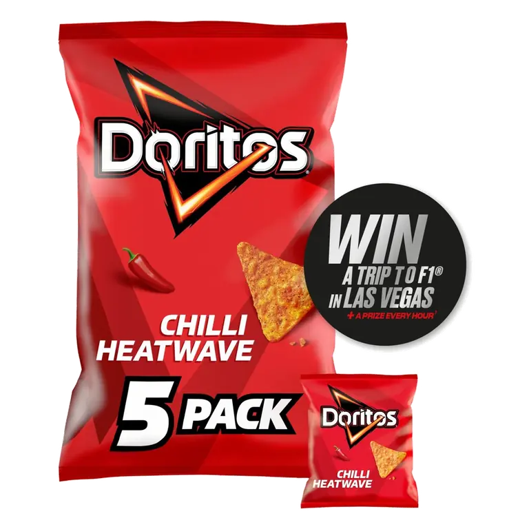 Chilli Heatwave Tortilla Chips Multipack Crisps
