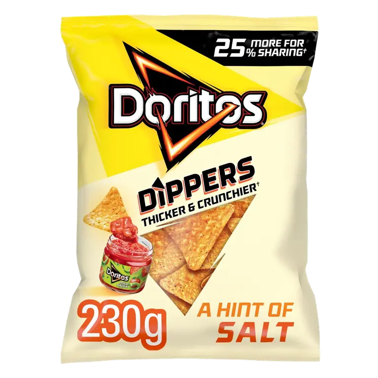 Dippers A Hint Of Salt Sharing Tortilla Chips Crisps