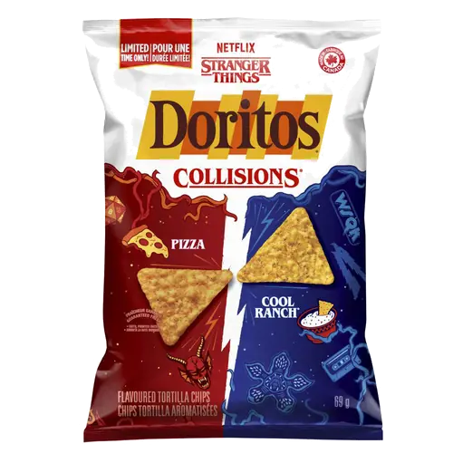 Collisions Tortilla Chips Pizza & Cool Ranch 69 g