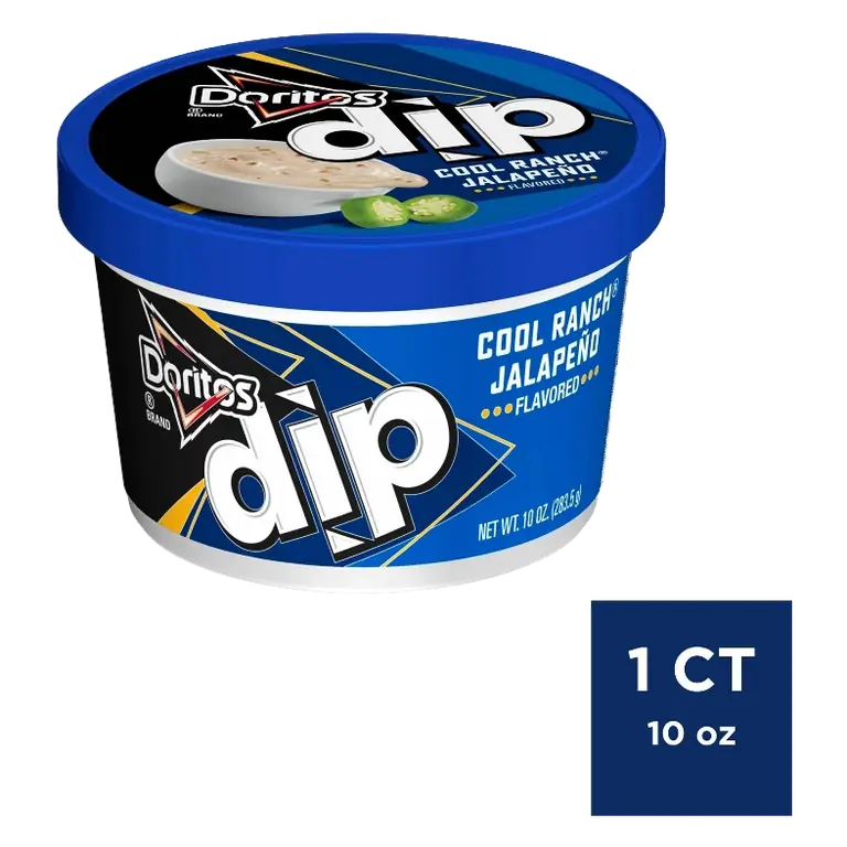 Doritos Cool Ranch Jalapeno Dips, 10oz