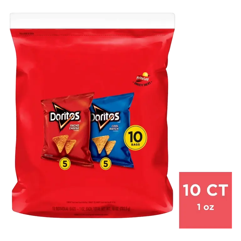 Doritos Mix Variety Snack Mix, 10oz/10ct