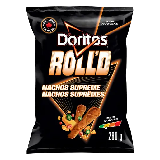 Roll'd Tortilla Chips Nachos Supreme Flavoured 280 g