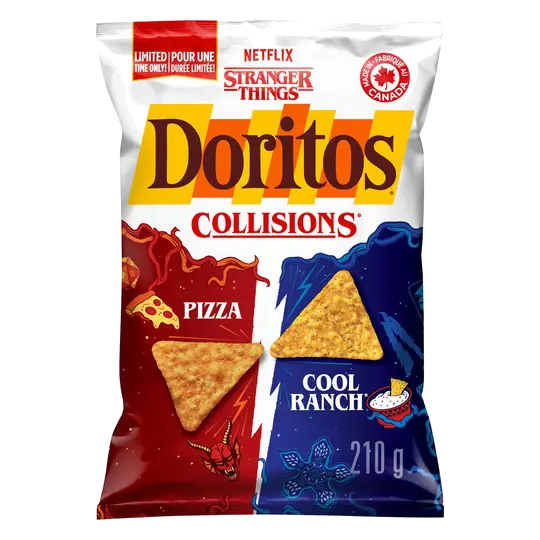 Tortilla Chips Collisions Pizza And Cool Ranch Flavoured 210 g