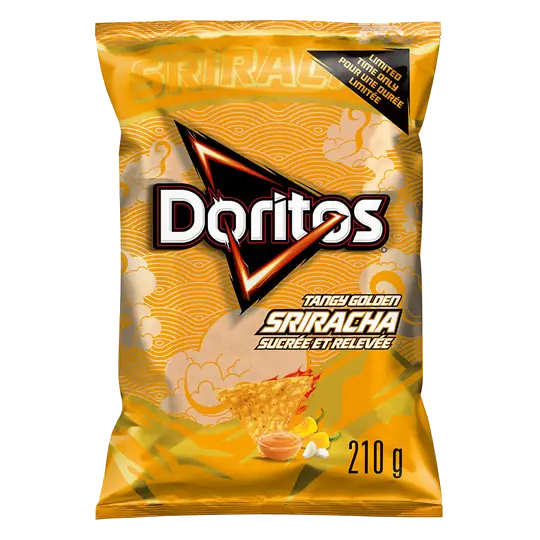 Tortilla Chips Tangy Golden Sriracha Flavoured 210 g