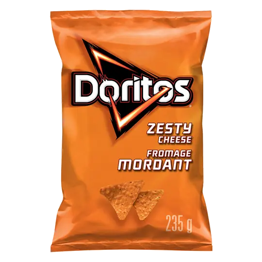 Tortilla Chips Zesty Cheese 235 g
