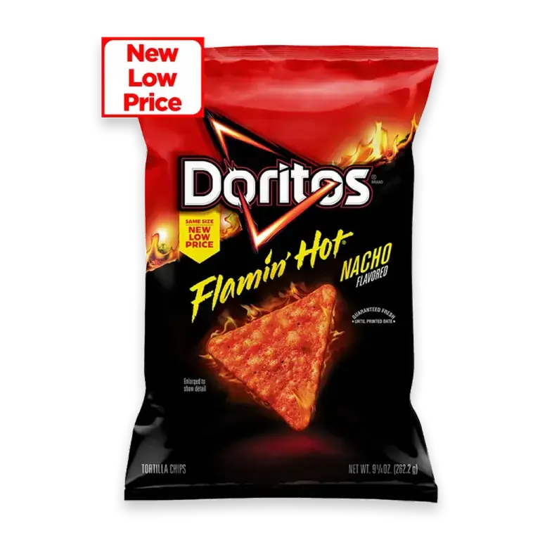 Flamin' Hot Nacho Flavored Tortilla Chips