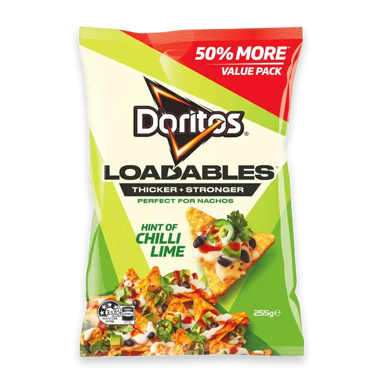 Loadables Corn Chips Splash Of Lime