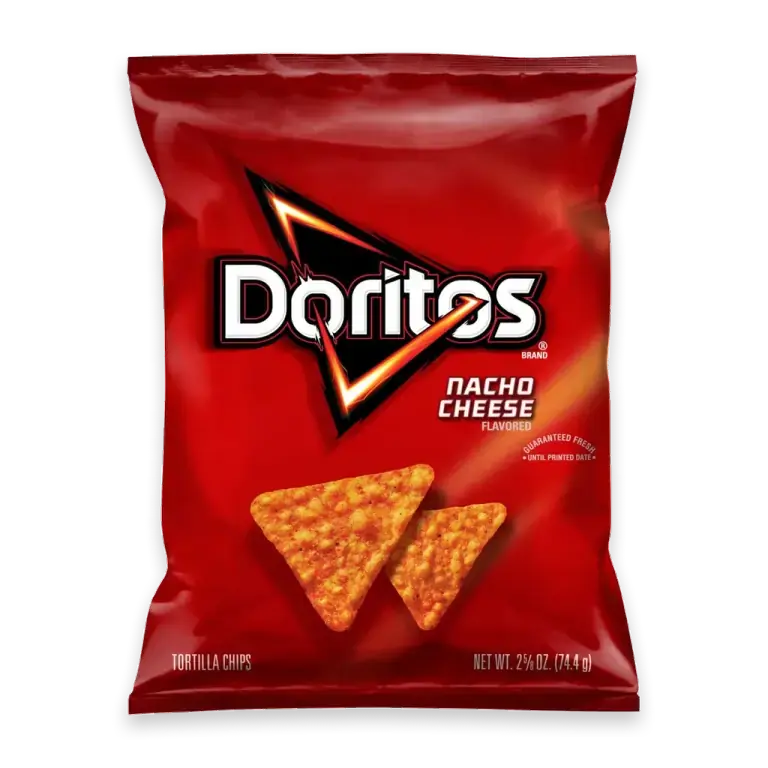 Nacho Cheese Flavored Tortilla Chips