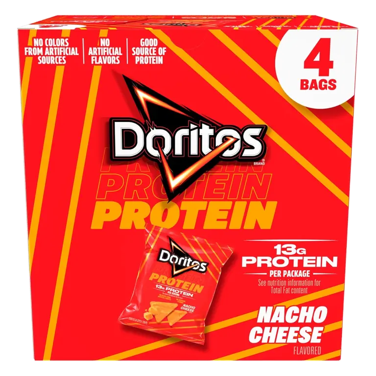 Protein Nacho Cheese Tortilla Chips Multipack