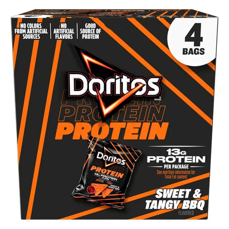Protein Sweet & Tangy BBQ Tortilla Chips Multipack