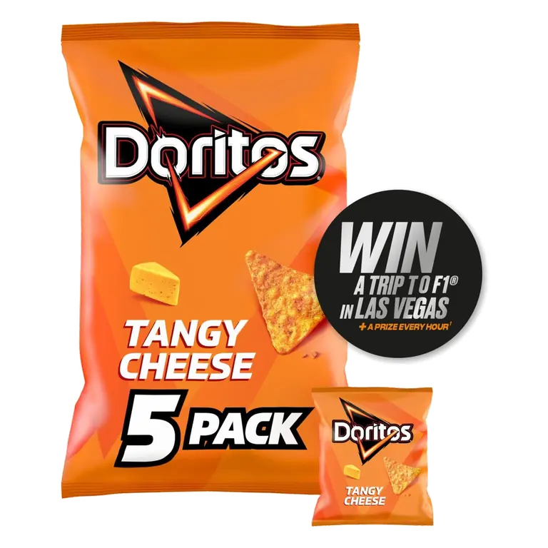 Tangy Cheese Tortilla Chips Multipack Crisps