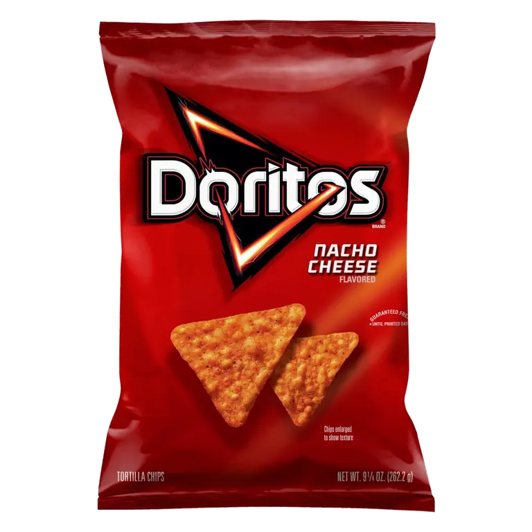 Tortilla Chips Nacho Cheese Flavored 9.25 Oz